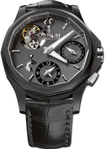 Corum Admiral's Cup Seafender 47 Tourbillon GMT Replica Ref. A397/01075 - 397.101.18/0001 AK11